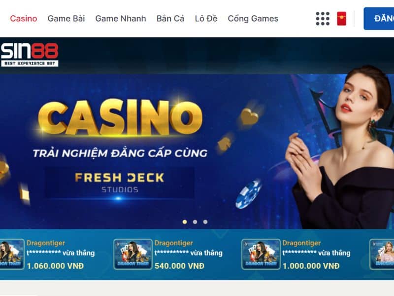 Sảnh game casino uy tín 